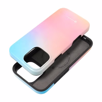 FORCELL F-PROTECT Mirage, militārā standarta pārbaudīts magnētiskais viedtālruņa apvalks IPHONE 16 PRO MAX, rozā zils