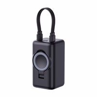 Joyroom JR-W13 5000mAh Bezvadu Portatīvais lādētājs Apple Watch + USB-C un Lightning - melns