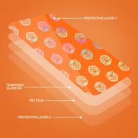 Tel Protect Labākais Elastīgais Hibrīda Rūdītais Stikls IPHONE 11