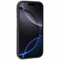 Audi RSQ Oglekļa šķiedras Sporta sarkanais aplis Magnētiskais viedtālruņa apvalks iPhone 17 Pro Max - melns