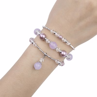 Aproces cilpa Apple Watch 42/44/45 dizains 4 sudraba-violeta