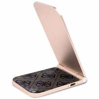 Guess 4G MagSafe MagSafe salokāms 2in1 15W induktīvais lādētājs - brūns