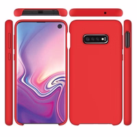 Beline Maciņš Silicone Samsung S10 G973 sarkans