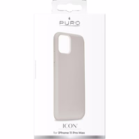 PURO ICON Cover - maciņš iPhone 11 Pro Max (Taupe)