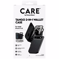 CARE by PanzerGlass Funkcionālais Tango 2in1 Maki apvalks Magnētiskais iPhone Air - Melns
