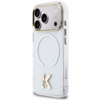 Karl Lagerfeld IML K Head Logo MagSafe Maciņš for iPhone 17 Pro Max - Clear