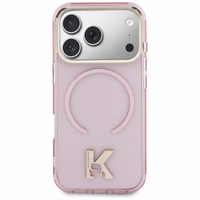 Karl Lagerfeld IML K Head Logo MagSafe Maciņš for iPhone 17 Pro - rozā