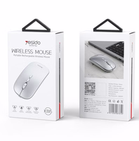 YESIDO WIRELSS MOUSE KB15 280mAh 2,4GHz SILVER