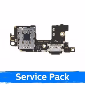 Uzlādes ports saderīgs ar Xiaomi Mi 11 / ar SIM slotu / ar flex / Plata (Service Pack)