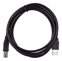 Lanberg CA-USBA-10CC-0018-BK USB cable USB 2.0 1.8 m USB B Black