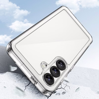 Kosmosa viedtālruņa apvalks ar gēla rāmi Samsung Galaxy F06 5G - caurspīdīgs