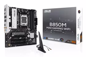 Mātesplate ASUS B850M Max Gaming WiFi AMD B850 SAM5 Micro-ATX DDR5