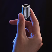 Dudao R3MAX 48W QC PD mini automašīnas lādētājs - melns