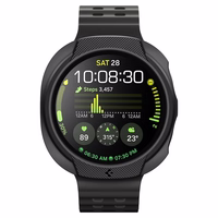 Spigen Liquid Air pulksteņa apvalks Samsung Galaxy Watch 8 40 mm - Matēts melns