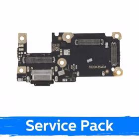 Uzlādes ports saderīgs ar Xiaomi Mi 11T / 11T Pro ar elastīgo kabeli / Plata (Service Pack)