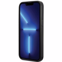 Guess Strass Metal Logo viedtālruņa apvalks iPhone 13 Pro 6.1" - melna