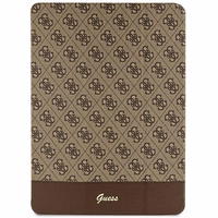 Guess 4G Stripe Allover apvalks iPad Pro 12.9" - brūns