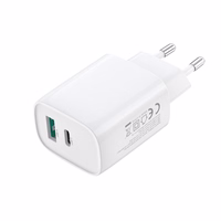 XO wall lādētājs CE30 PD 30W 1x USB-C 1x USB balts
