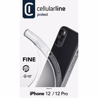 Cellularline Fine - maciņš iPhone 12 / iPhone 12 Pro (caurspīdīgs)