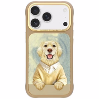 Nimmy Gentle Pets Series Dog MagSafe maciņš iPhone 17 Pro brūns