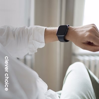 Crong Liquid - Apple Watch Band 38/40/41/42 mm (melns)