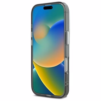 Karl Lagerfeld IML Monogramma Karl & Choupette Head Magnētiskais viedtālruņa apvalks iPhone 16 Pro - melns