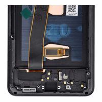 LCD ekrāns SAMSUNG S20 Ultra melns SOFT OLED ar rāmi