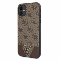 Guess 4G Triangle Collection viedtālruņa apvalks iPhone 11 6.1" / Xr 6.1" - Brūns