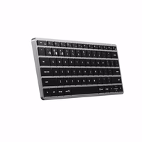 Bezvadu keyboard QWERTY Satechi Slim X1 ST-BTSX1S sudraba