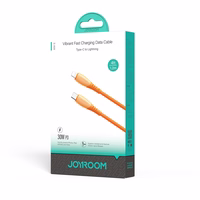 Joyroom S-A59 Vibrant Series 30W USB-C - Lightning kabelis 1.2m - oranžs