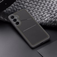 Viedtālruņa apvalks Samsung Galaxy S25+ ar statīvu un maku (m) - melns