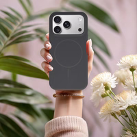 Magsafe Slim Silicone maciņš iPhone 17 Air grafīta