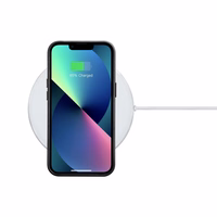 iCarer Oil Wax Premium ādas apvalks iPhone 14 Plus Magnētiskais ādas apvalks ar MagSafe Melns (WMI14220703-BK)