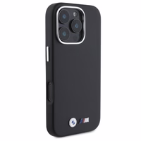 BMW M Smooth Full Wrapped Metal MagSafe Viedtālruņa apvalks Apple iPhone 16 Pro Max - melns