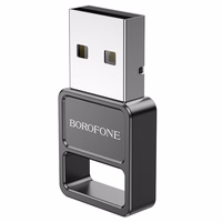 Bluetooth adapteris Borofone DH8 Bluetooth 5.1 melns