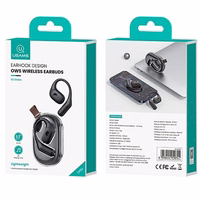 USAMS Austiņas Bluetooth 5.3 G26 OWS bezvadu melns BHUUG01