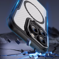 Defender Carbon Mag maciņš for iPhone 16 Pro Max 6,9" melns