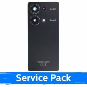 Aizmugurējais vāks saderīgs ar Xiaomi Redmi Note 13 Pro 4G / Midnight Black / (Service Pack)
