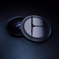 3mk Lens Protection Pro melns hibrīds stikls kameras objektīvam uz Samsung Galaxy S26 Pro