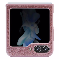 Guess Glitter Script viedtālruņa apvalks Samsung Galaxy Z Flip 5 - rozā