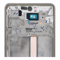 LCD ekrāns SAMSUNG A53 A536 HARD OLED ar sudraba krāsas rāmi