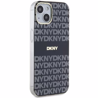 DKNY IML Mono un svītras Magnētiskais viedtālruņa apvalks iPhone 15 / 14 / 13 - melna