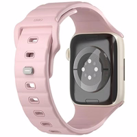 UNIQ siksniņa Stride Apple Watch Series 1/2/3/4/5/6/7/8/9/SE/SE2 38/40/41mm FKM gumijas rozā
