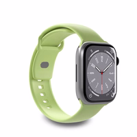PURO ICON - elastīgs siksniņa Apple Watch 44/45/46/49 mm (S/M & M/L) (Matcha zaļš)