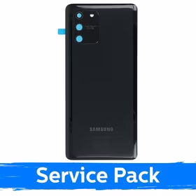 Aizmugurējais vāks, saderīgs ar Samsung G770 S10 Lite / Prizmas melns / (Service Pack)