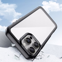 Outer Space viedtālruņa apvalks ar gēla rāmi iPhone 16 Pro - melns