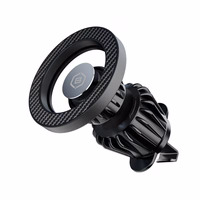 Auto turētājs BH-16A karboniskais magnētiskais MagSafe uz gaisa ventilācijas atveri melns (m)