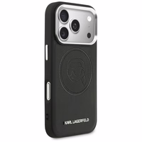 Karl Lagerfeld K Head Point Logo MagSafe Maciņš for iPhone 17 Pro Max - melns