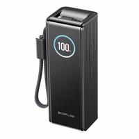 EcoFlow RAPID Powerbank 25000mAh, 170W (iebūvēti 100W kabeļi).