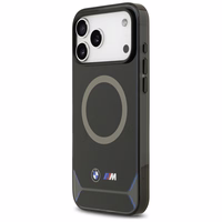 BMW M IML metāla pogas un logotips MagSafe apvalks iPhone 17 Pro Max - Zils